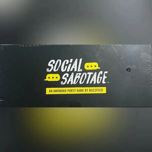 SOCIAL‎ SABOTAGE: An Awkward Party Game by BuzzFeed - ages 17 & up - NEW,…